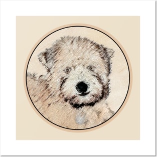 Soft Coated Wheaten Terrier Painting Original Art Posters and Art